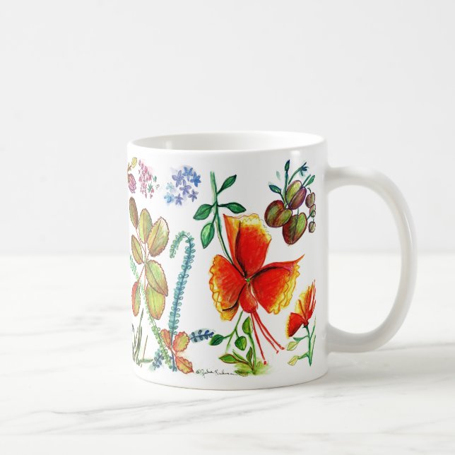 De Café Taza Flower-58 (Derecha)