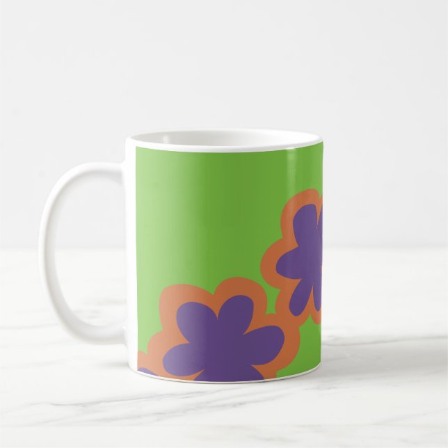 De Café Taza Flower Power (Izquierda)