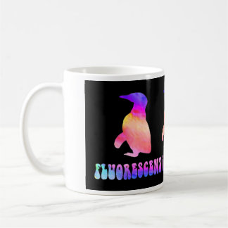 De Café Taza fluorescente del intercambio del pingüino