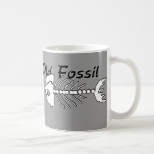De Café Taza fósil vieja