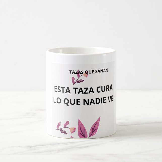 De Café Taza frase sanación  (Centro)