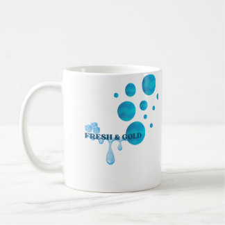 De Café taza fresca y fría