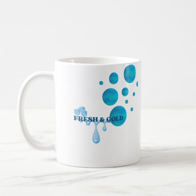 De Café taza fresca y fría (Izquierda)