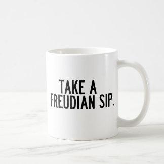 De Café Taza freudiana del sorbo