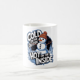 De Café Taza Fría por Fuera Caliente por Dentro
