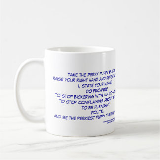 De Café Taza gallarda del perrito