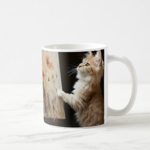 De Café Taza Gatito Curioso