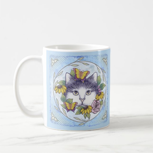 De Café Taza Gato Oculto (Izquierda)