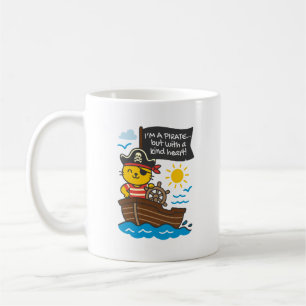 De Café Taza gato pirata 