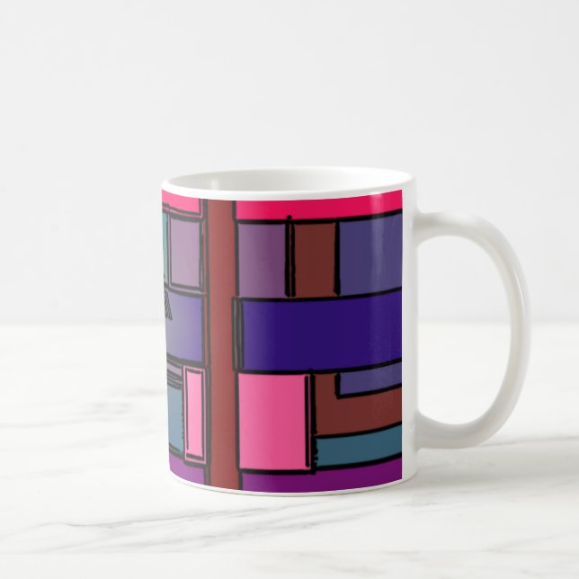 De Café Taza geométrica (Derecha)