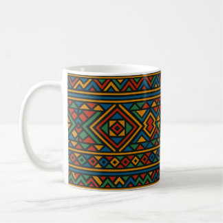 De Café Taza geométrica Ndebele africana