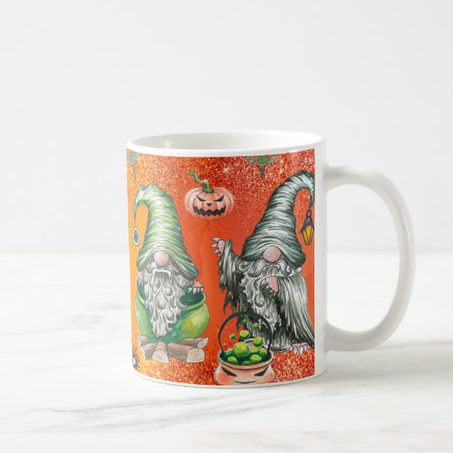 De Café Taza Gnome Halloween (Derecha)