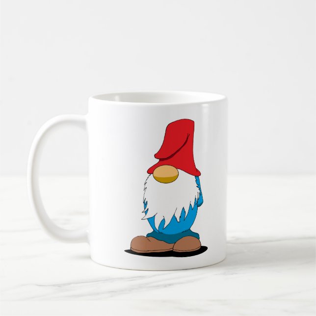 De Café Taza Gnome personalizable (Izquierda)