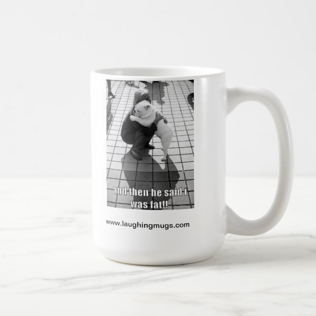 De Café Taza gorda del bulldog (Derecha)