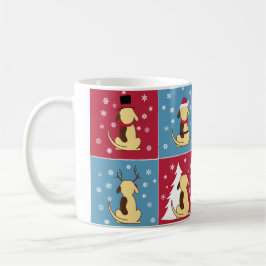 De Café Taza gorda del navidad del perro