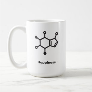 De Café Taza grande - Cafeína = Felicidad