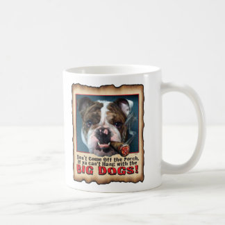 DE CAFÉ TAZA GRANDE DEL BULLDOG DEL PERRO