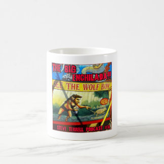 De Café Taza grande del podcast del Enchilada
