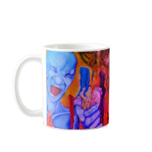 Taza grande para soy artista