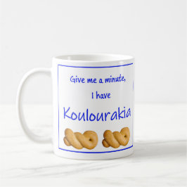 De Café Taza Griega con Frase