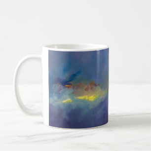 De Café Taza - grieta del azul