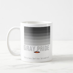 De Café Taza gris del orgullo del UFO