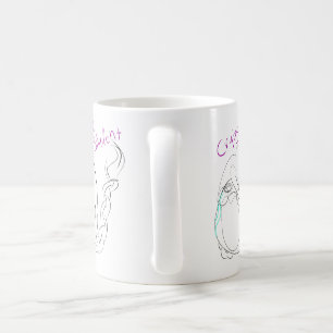 De Café Taza gritadora del estudiante universitario