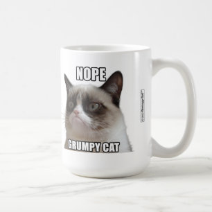 De Café Taza gruñona del gato - NOPE. CAT GRUÑÓN "