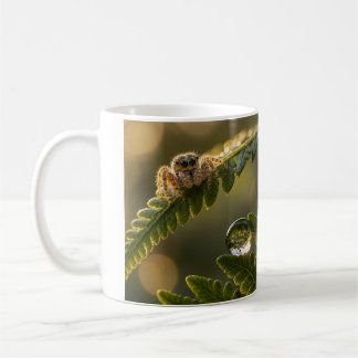 De Café Taza Guardian del Bosque Pequeño - Araña Saltarina