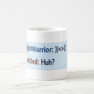 De Café Taza hacia adelante y hacia atrás