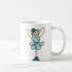 De Café Taza Hada Ángel Verde