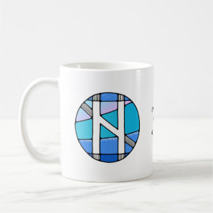 De Café Taza Hagalaz Rune Art Nouveau – ¡CAMBIO!