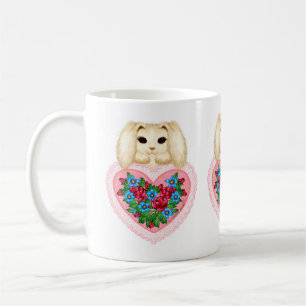 De Café Taza Heart Bunny Rabbit