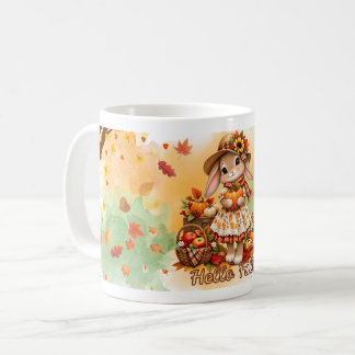 De Café Taza Hello Fall Bunny