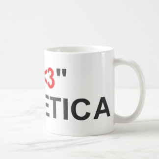 De Café Taza HELVÉTICA I "<3"