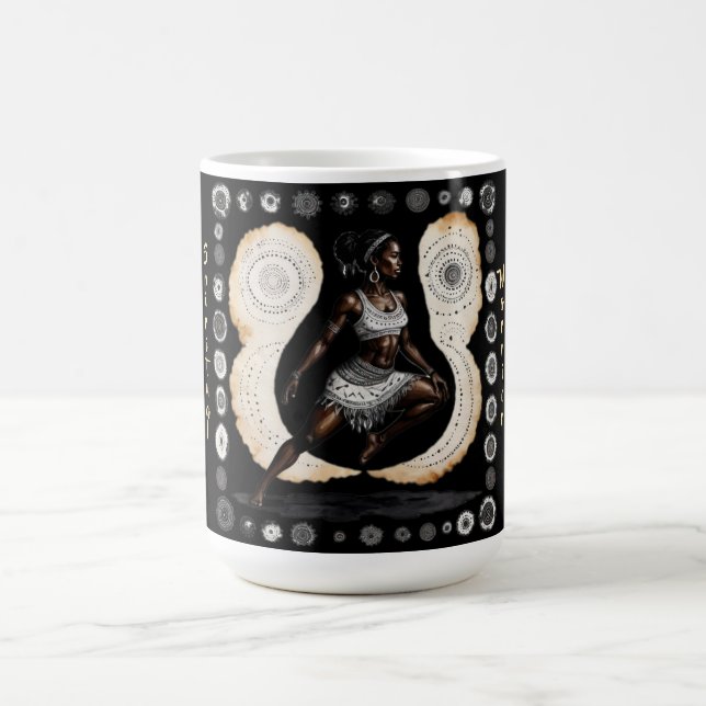 De Café Taza Her Wisdom Warrior (Centro)