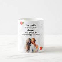 Taza Hermanas Conectadas Por El Corazón