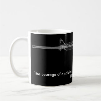 De Café TAZA hermosa AR-15 que muestra la exploración del