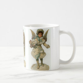 De Café Taza hermosa del ángel del Victorian