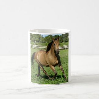 De Café Taza hermosa del caballo del ante