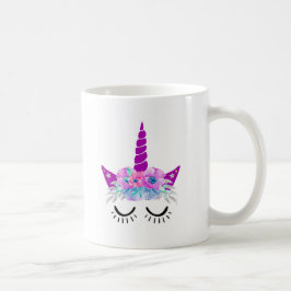 De Café Taza hermosa del unicornio
