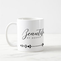 Taza hermosa por diseño.