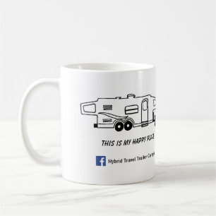 De Café Taza híbrida del campista - éste es mi lugar fel