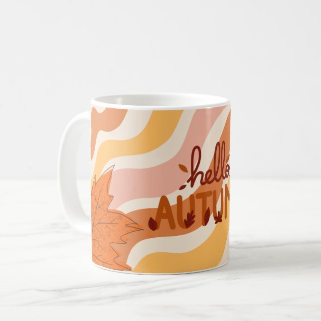 De Café Taza Hola Otoño (Anverso izquierdo)