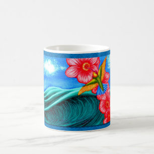 De Café Taza Hummingbird Océano