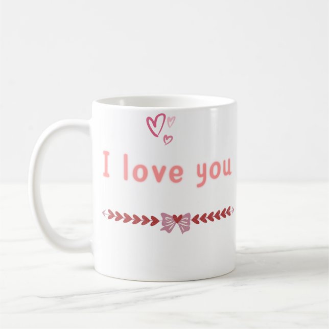 De Café Taza I Love You Colección Con Mucho Amor ❤️  (Izquierda)