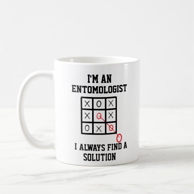 De Café Taza Im An Entomologist I Always Find A Solution (Izquierda)
