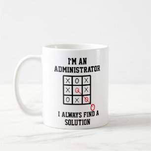 De Café Taza Im Un Administrador Siempre Encuentro Una Sol