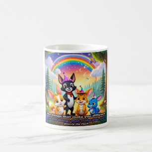 De Café Taza infantil "Las cosas que te hacen diferente s