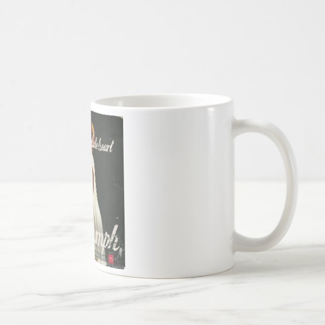 De Café Taza inmaculada del corazón (Derecha)